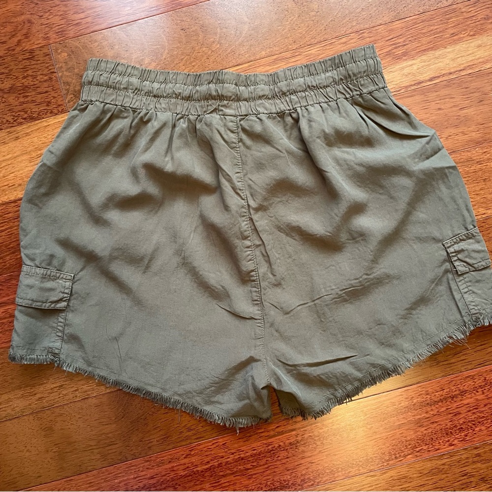 Thread & Supply Army Green Cargo Shorts - Picture 2 of 5